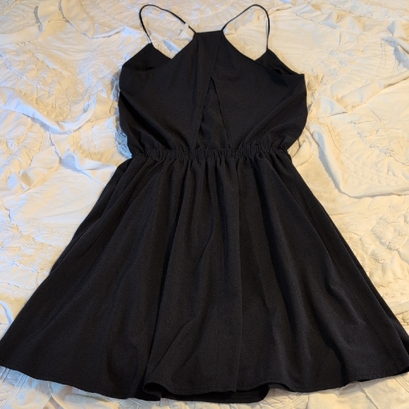 lululemon athletica Black Backless Dress - Picture 1 of 3